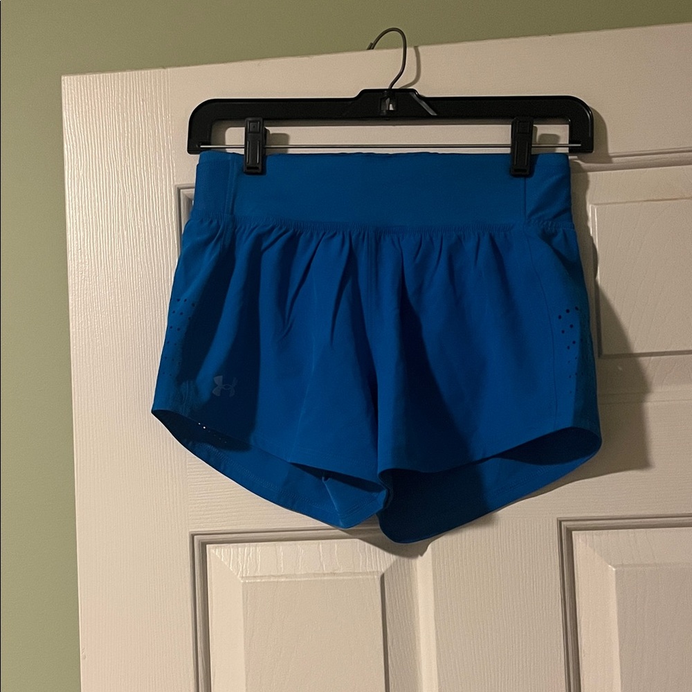 Under Armour Bright Blue Women's Athletic Running Shorts